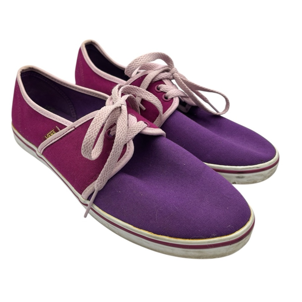 VANS Women's Size 10.5 Aleeda Canvas Skate Skateboarding Shoes Pink Violet